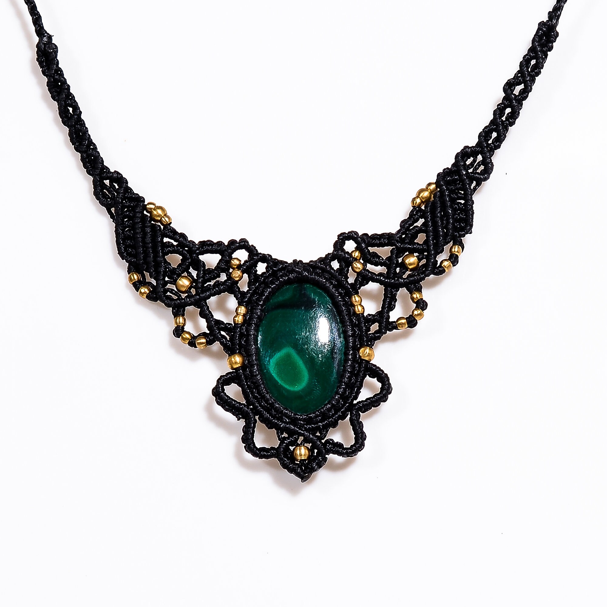 マラカイトネックレス 宝石ネックレス マラカイトジュエリー