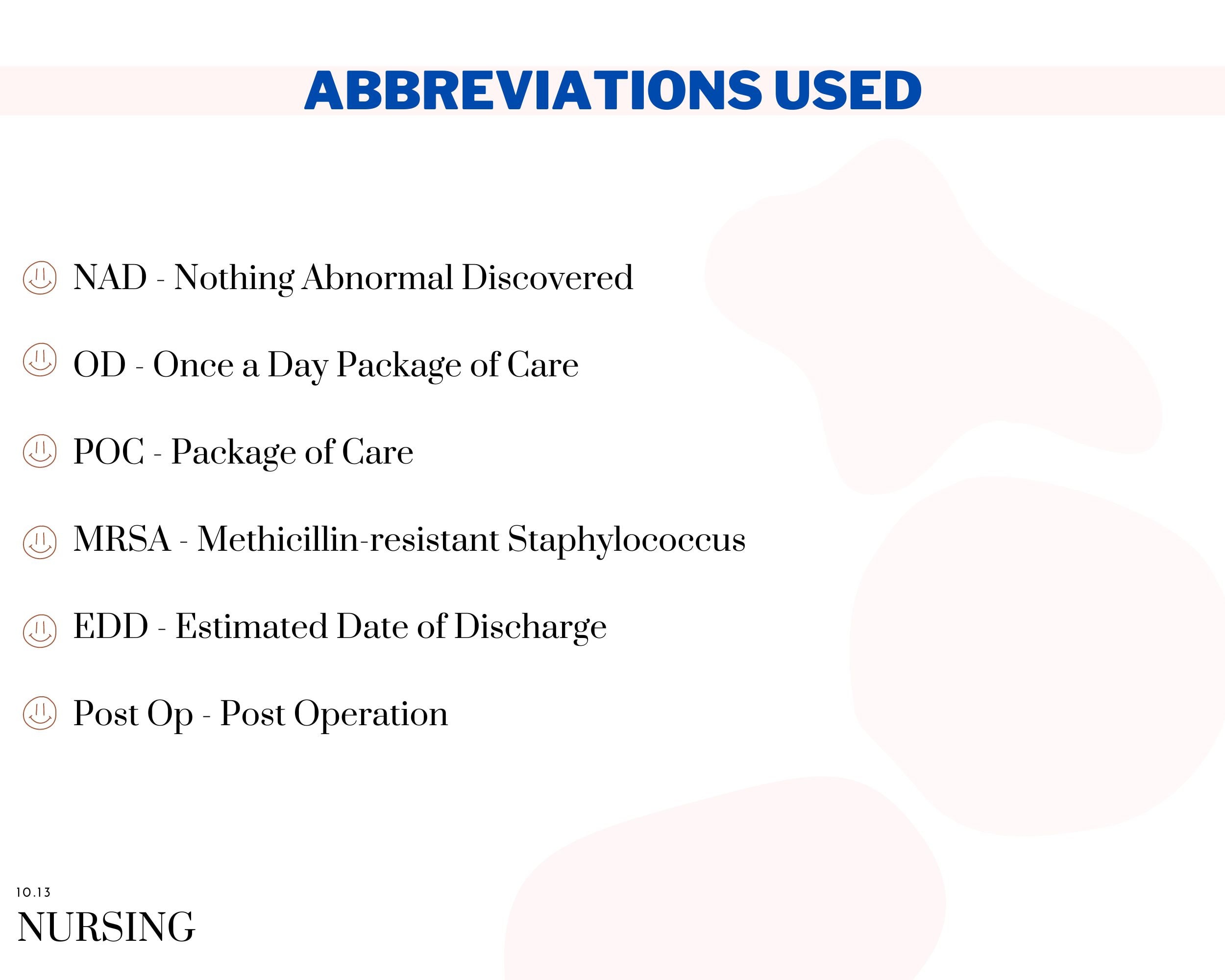 Nursing Handover Template, Bedside Handover Sheet, Clinical Nursing