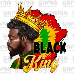 Black King Afro Man Juneteenth Png, Black King png, Emancipation day png, afro man png, afro man png, sublimation designs download