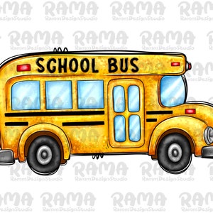 School Bus png sublimation design,Back to School png,bus driver png,school png,hand drawn school bus png,sublimate designs download