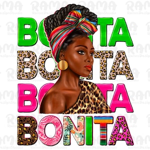 Bonita Black Woman Latina woman png sublimation design download, black woman png, Latina png, Latina woman png, sublimate designs download