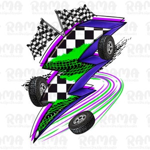 Racing lightning bolt png sublimation design download, racing sport png, checkered flag png, race png,sublimate designs download,digital png