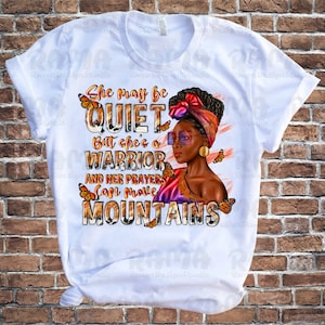 Praying Afro Queen Png Sublimation Design Download, Afro Woman Png ...