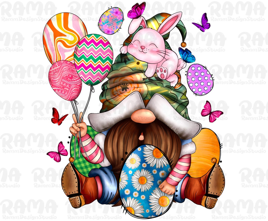Easter Gnome Png, Easter PNG, Easter Gnome PNG, Easter Bunny Gnomes ...