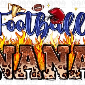 American Football Nana Png Sublimation Design Download,American Football png,Game Day Png,Sport Nana Png,Leopard Sport Png,Digital Nana Png