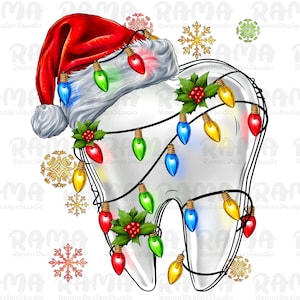 Christmas Teeth Dentist Png Sublimation Design, Christmas Png, Christmas Dentist Png, Christmas Png, Dentist Png, Instant Download