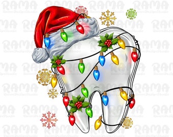 Christmas Teeth Dentist Png Sublimation Design, Christmas Png, Christmas Dentist Png, Christmas Png, Dentist Png, Instant Download