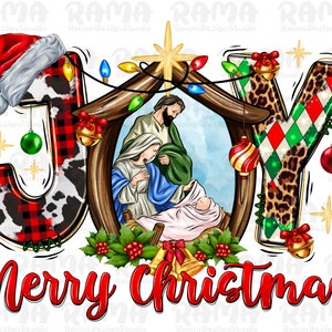 Joy with baby Jesus Christmas png sublimation design download, Christian png, Jesus png, birth of jesus png, sublimate designs download