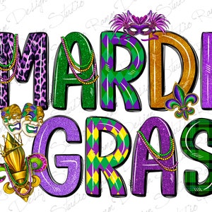 Western Mardi Gras Png Sublimation Design, Fleur De Lis Png,Mardi Gras Png, Mardi Gras Clipart, Mardi Gras Carnival Png, Digital Download