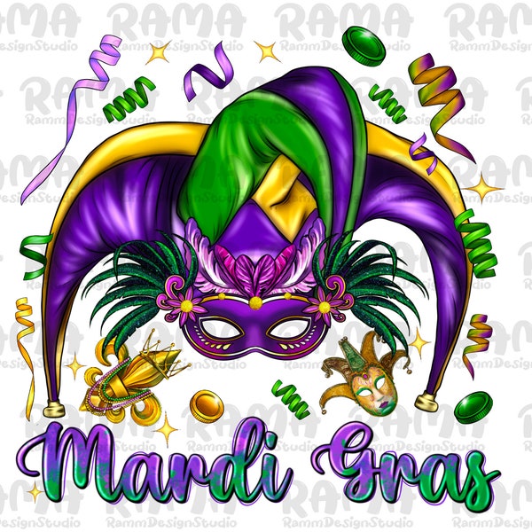 Mardi Gras Hat And Mask Png Sublimation Design,Western Design Mardi Gras Mask Png,Carnival Mask Png,Mask Png,Mardi Gras Hat,Digital Download