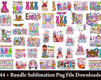 Easter png sublimation design bundle, Happy Easter png, western Easter png, Easter Day png, sublimate designs download, bundle png