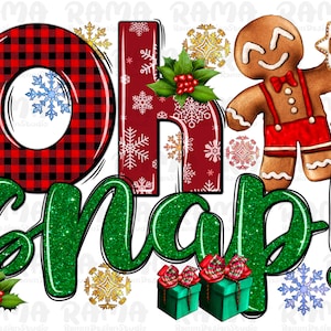 Oh Snap ! Christmas Png, christmas Sublimation Designs Downloads, Digital Download ,Sublimation Graphics,Merry Christmas,Red Plaid, Snap Png