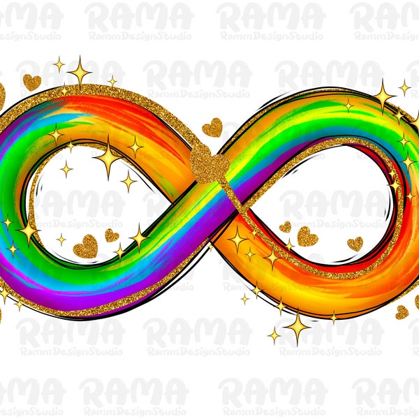Infinity Symbol Autism Png, Rainbow Infinity Symbol Clipart; Rainbow Infinity Symbol Clip Art; Rainbow Infinity Symbol Digital Sticker