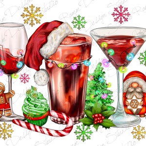 Christmas Wine Drink Png,Christmas Sublimation Designs,Christmas png,Wine Sublimation Png,Christmas Drink Design,Christmas Coffee Png