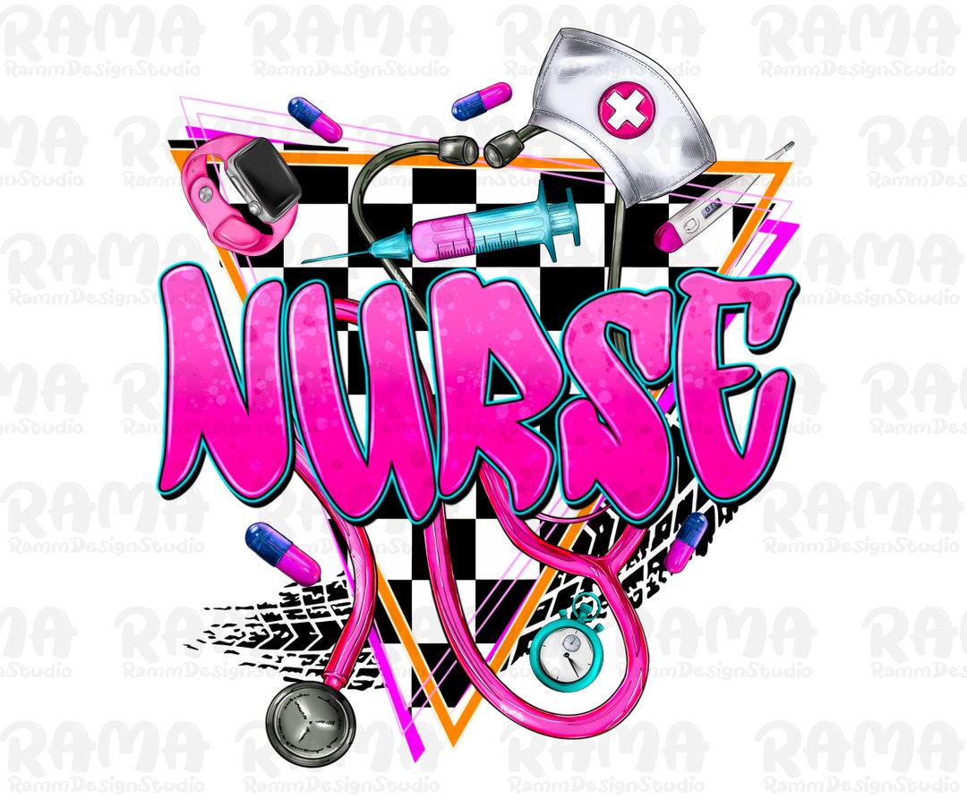 Nurst Racing Logo Race Nurse Png Sublimation Design Download, Race Sports Png, Racing Png ...