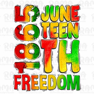 Juneteenth 1865 Freedom Png, Juneteenth Celebrating 1865 Png, Black History Png, 1865 Vibes Png, Black Power Png, Afro Png Downloads
