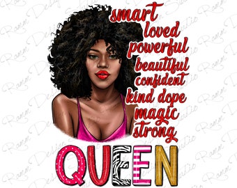 Black Queen Juneteenth Png Sublimation Design Download, Afro Woman Png ...