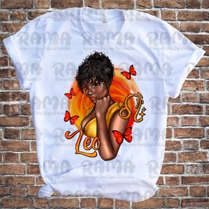 Zodiac Leo Afro Woman Png Sublimation Design,afro Queen Png,afro ...