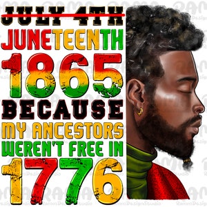 Juneteenth 1865 black man png sublimation design download, Juneteenth png, afro png, afro man png, 1865 vibes png,sublimate designs download