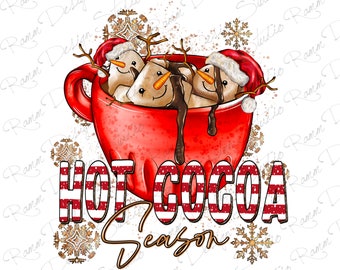 Hot Cocoa Season Png Sublimation Design,Merry Christmas Png,Hot Cocoa Season Png,Hot Cocoa Png,Season Png,Gingerbread Png,Digital Download