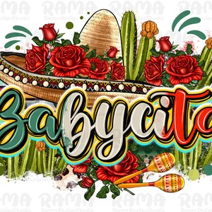 Babycita png sublimation design download, Mexican png, cinco de mayo png, Mexico png, western papa png, sublimate designs download