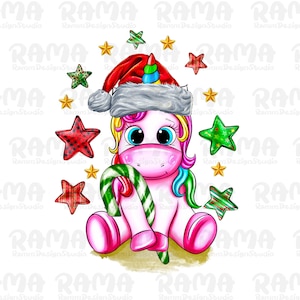 Christmas unicorn png sublimation design download, Christmas png, Christmas unicorn png, Christmas cute horse png,sublimate designs download