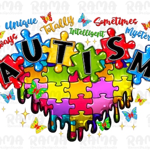 Autism hearts png sublimation design download, Autism Awareness png, puzzle hearts png, sublimate designs download