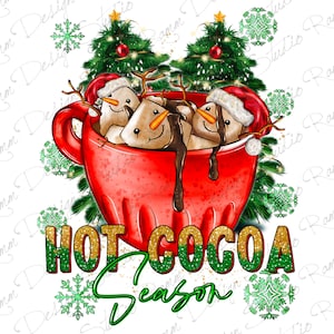 Hot Cocoa Season Png Sublimation Design,Merry Christmas Png,Hot Cocoa Season Png,Hot Cocoa Png,Season Png,Gingerbread Png,Digital Download