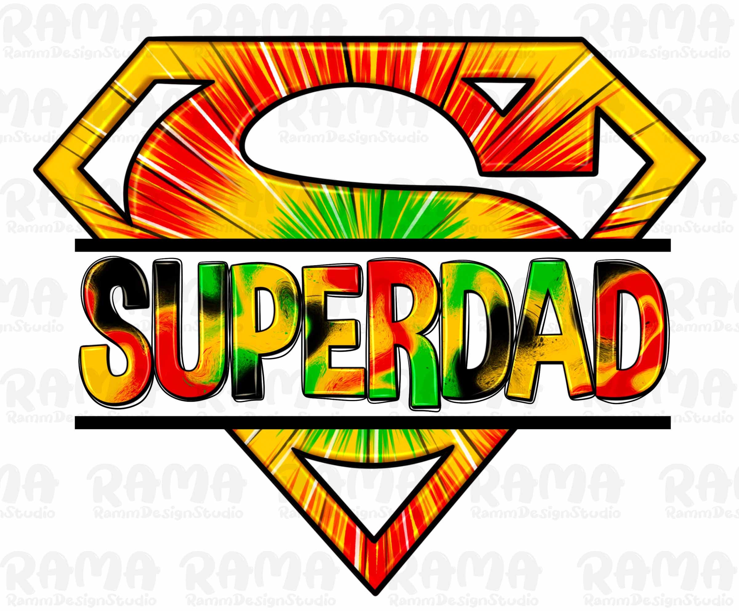 Schwarz Super Dad png Sublimation Design download, Vatertag png, afro American png, afro man png, afro papa png, Sublimate designs download