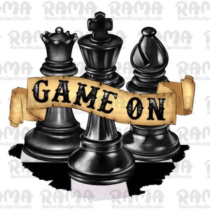 Game On Chess Png sublimation design download,Minimalist Chess Png,Western Chess Png,Chess Game png,Play Chess Png,Game On png,chess game
