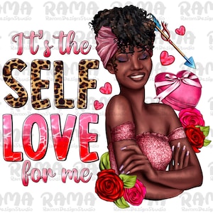 It's the Self Love for Me Afro Woman Png Sublimation Design,afro Woman ...