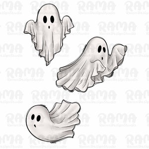 Ghost Png, Spooky season Png, Cute Halloween Girl Ghost Png, Ghost Png, Love Halloween shirt Png, Halloween Design, Kids Halloween Png