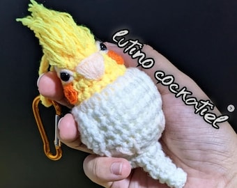 Crochet Cockatiel Parrot Amigurumi