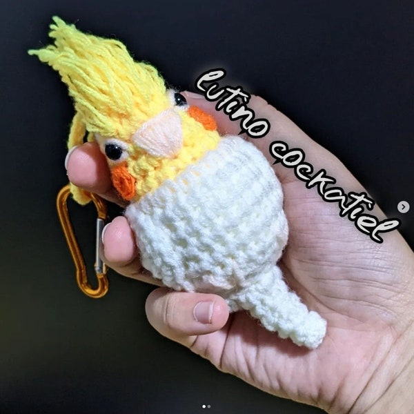 Crochet Cockatiel Parrot Amigurumi