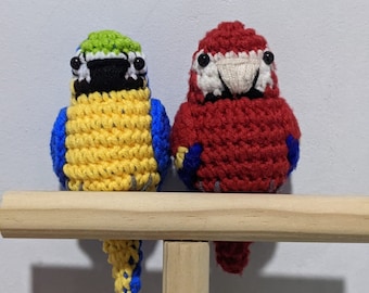 Crochet Macaw Parrot Amigurumi