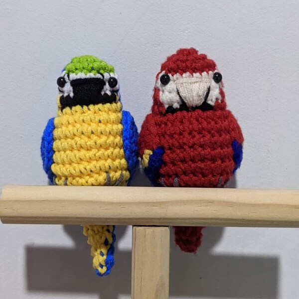 Crochet Macaw Parrot Amigurumi