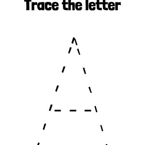 Letter Tracing Worksheet
