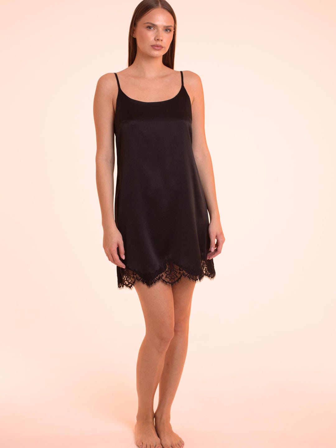 black corset mini dress Satin in side ruching Plus Size Kaftan Dresses Color:Custom Color(Add Your Color On ”Order special instructions“ ）