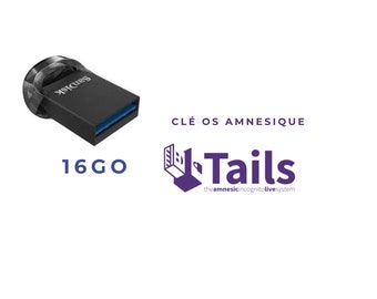 Tails usb key nieuwste versie - Sandisk ultra fit 16 GB - Amnesiac besturingssysteem - Uw beveiligde computer overal bij u.