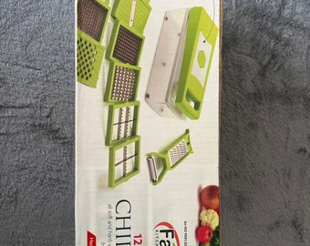 6 in 1 nicer Dicer slicer vegetable sliced diced crisper