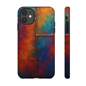 Colorful Artistic Phone Case, Tough Cases, Vibrant Phone Cover, Protective Case, Unique Gift for Art Lovers, Birthday Gift