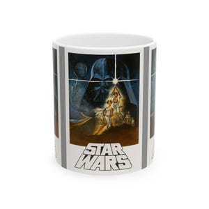Star Wars Vintage Ceramic Mug | Gift for Fans, Collectors