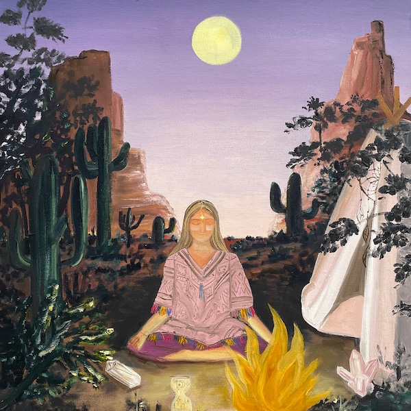 New Age Painting Etsy