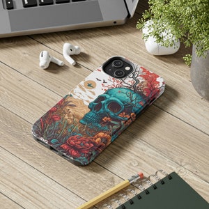 Skull phone case, iPhone 14 case, iPhone 13 case, iPhone 12 case, rocker phone case, rock punk phone case, fun phone case, shrill phone case