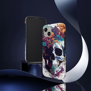 Skull phone case, iPhone 14 case, iPhone 13 case, iPhone 12 case, rocker phone case, rock punk phone case, fun phone case, shrill phone case