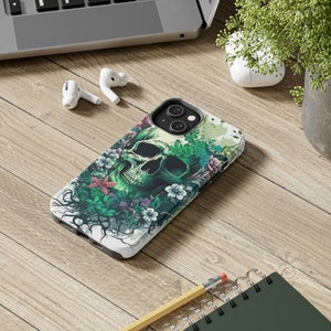 Skull phone case, iPhone 14 case, iPhone 13 case, iPhone 12 case, rocker phone case, rock punk phone case, fun phone case, shrill phone case