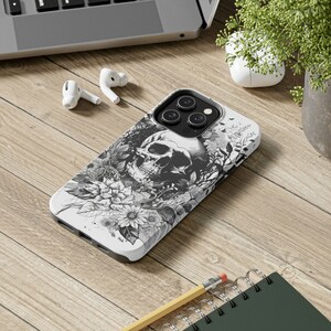 Skull phone case, iPhone 14 case, iPhone 13 case, iPhone 12 case, rocker phone case, rock punk phone case, fun phone case, shrill phone case