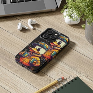 Duck phone case, iPhone 14 case, iPhone 13 case, iPhone 12 case, animal phone case, cartoon phone case, fun phone case, shrill phone case