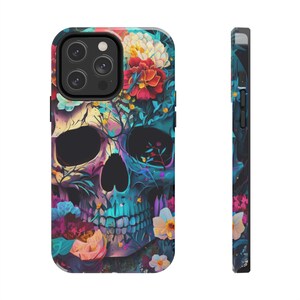 Skull phone case, iPhone 14 case, iPhone 13 case, iPhone 12 case, rocker phone case, rock punk phone case, fun phone case, shrill phone case