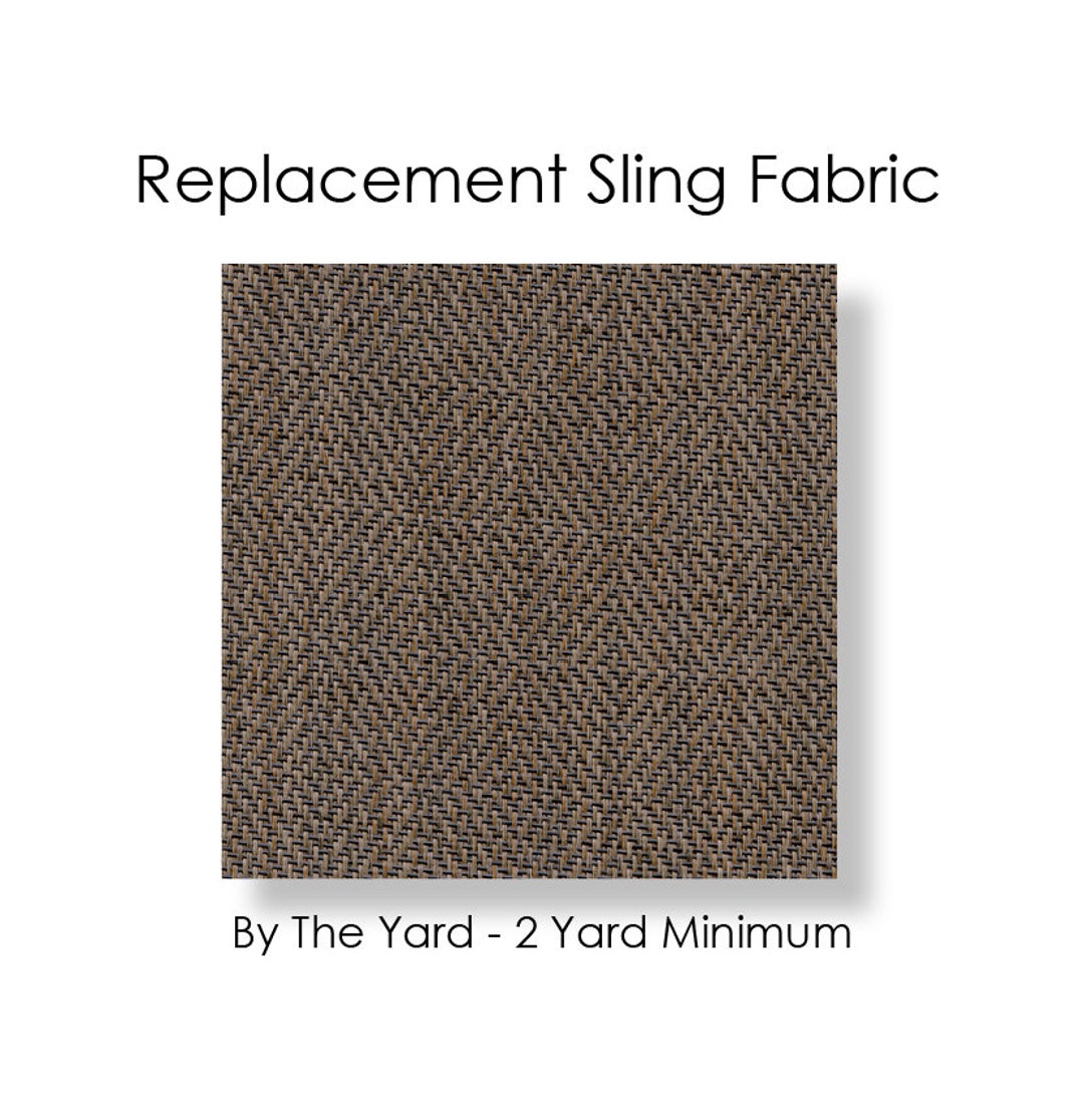 Phifertex Jewel Pecan Sling Chair Fabric Patio Chair Mesh Etsy